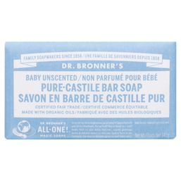 Dr. Bronner's Pure-Castile Bar Soap - Baby Unscented