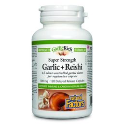 Natural Factors Garlic plus Reishi