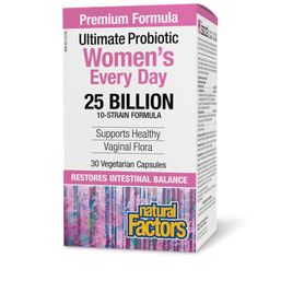Natural Factors Ultimate Probiotics Women's Everyday 25 billion