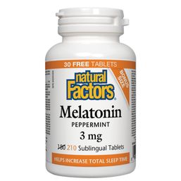 Natural Factors Melatonin - Peppermint 3 mg