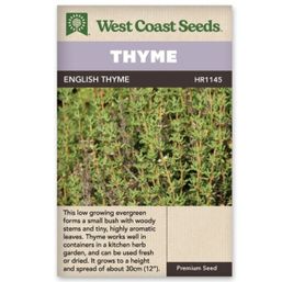 West Coast Seeds Seeds - English Thyme