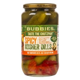 Bubbies Spicy Kosher Dill Pickles