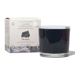 La Luna Inner Strength Crystal Candle