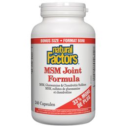 Natural Factors MSM Joint Formula