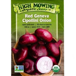 High Mowing Organic Seeds Red Geneva Cipollini Onion