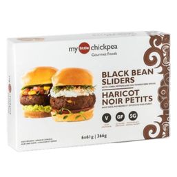 My Little Chickpea Black Bean Slider