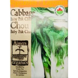 Aimers Organics Baby Pak Choi