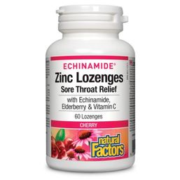 Natural Factors Zinc Cherry