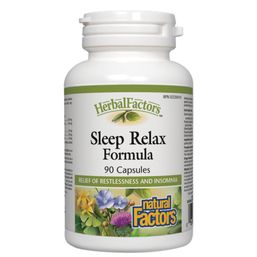 Natural Factors HerbalFactors Sleep Relax Formula