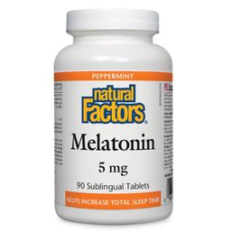 Natural Factors Melatonin - Peppermint 5 mg