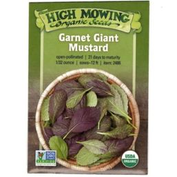 High Mowing Organic Seeds Garnet Giant Mustard Seeds Org