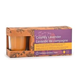 Honey Candles Votive Gift Pack - Country Lavender