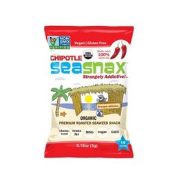 SeaSnax Premium Roasted Seaweed Snack - Chipotle