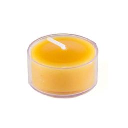Honey Candles Beeswax Tealight Candle Clear Cup