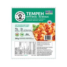 Henrys Tempeh Tempeh With Basil