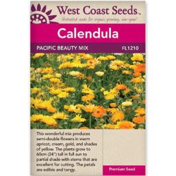 West Coast Seeds Seeds - Pacific Beauty Calendula Mix