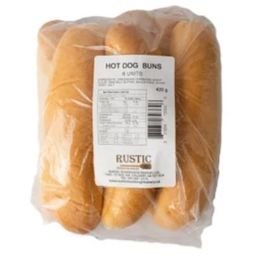 Rustic Sourdough Bakery Hot Dog Buns Whole Wheat