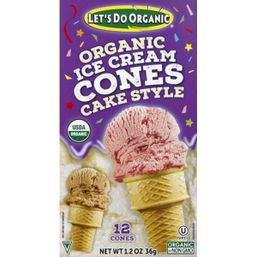 Let’s Do Organic Ice Cream Cones