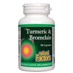 Natural Factors Turmeric & Bromelain