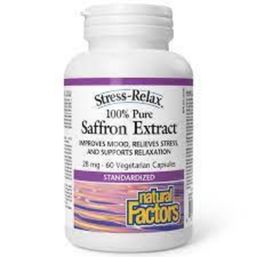 Natural Factors Stress Relax Saffron Extract 28 mg