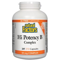 Natural Factors Hi Potency B Complex - 50 mg