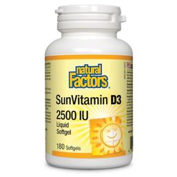 Natural Factors Vitamin D3 2500IU
