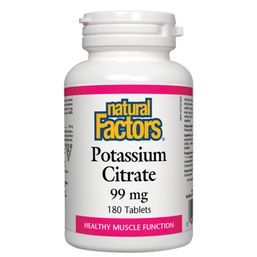 Natural Factors Potassium Citrate - 99 mg