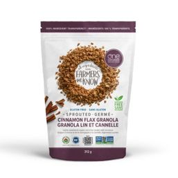 One Degree Organic Foods Sprouted Granola - Cinnamon Flax