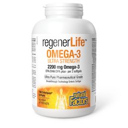 Natural Factors RegenerLife Omega 3 Ultra Strength