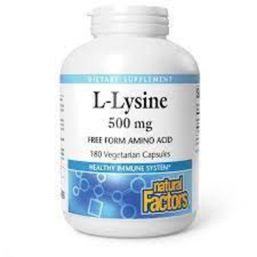 Natural Factors L-Lysine 500 mg