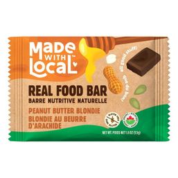 Made With Local Peanut Butter Blondie Bar Organic