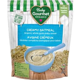 Baby Gourmet Organic Wholegrain Baby Cereal - Tasty Smooth Oatmeal 4 to 6 months