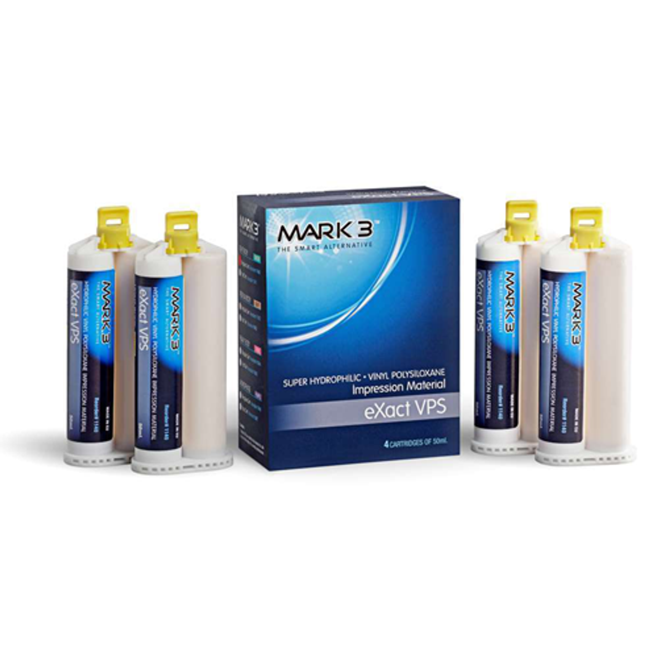 eXact VPS Impression Material 50ml. Cartridges 4/bx.