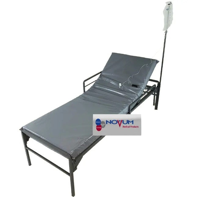 Hospital Bed With IV Pole