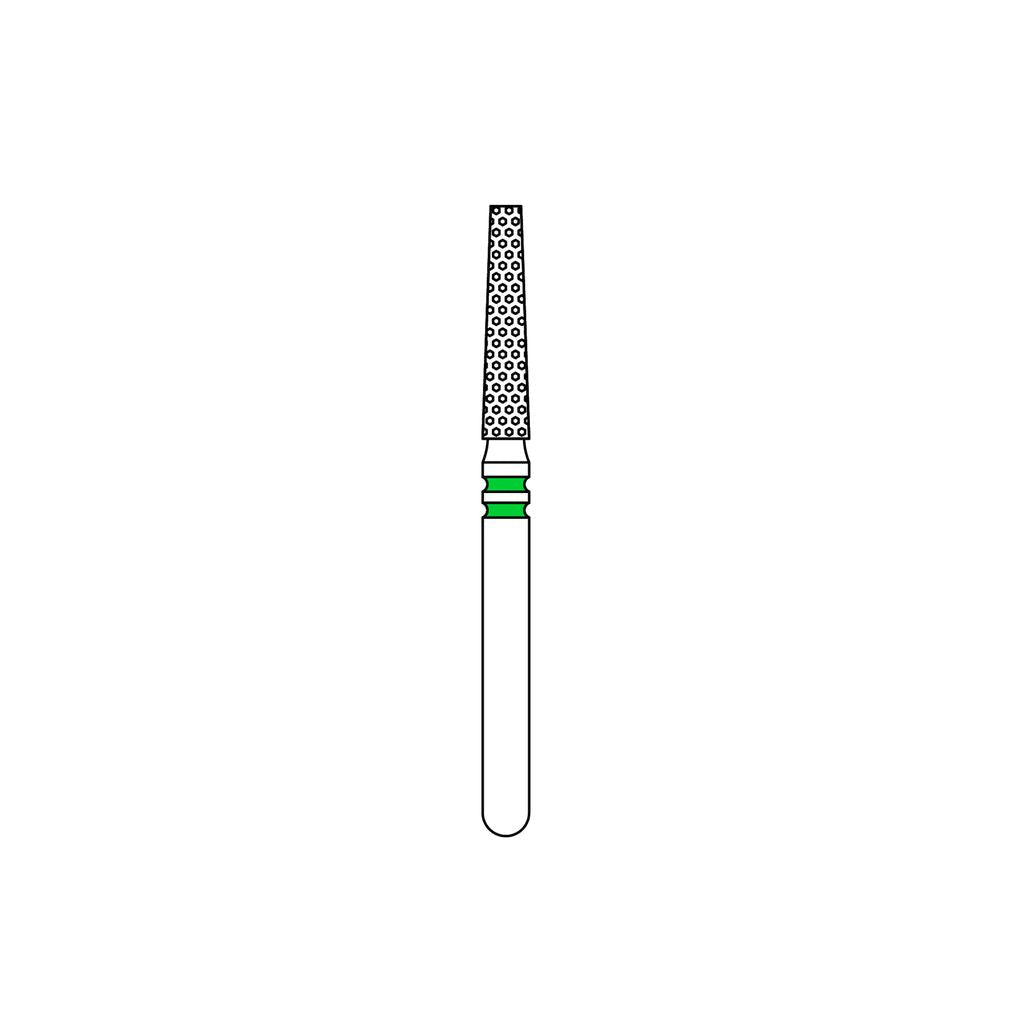 Two Striper® EURO Diamond Burs 5/Pk - Flat-End Taper
