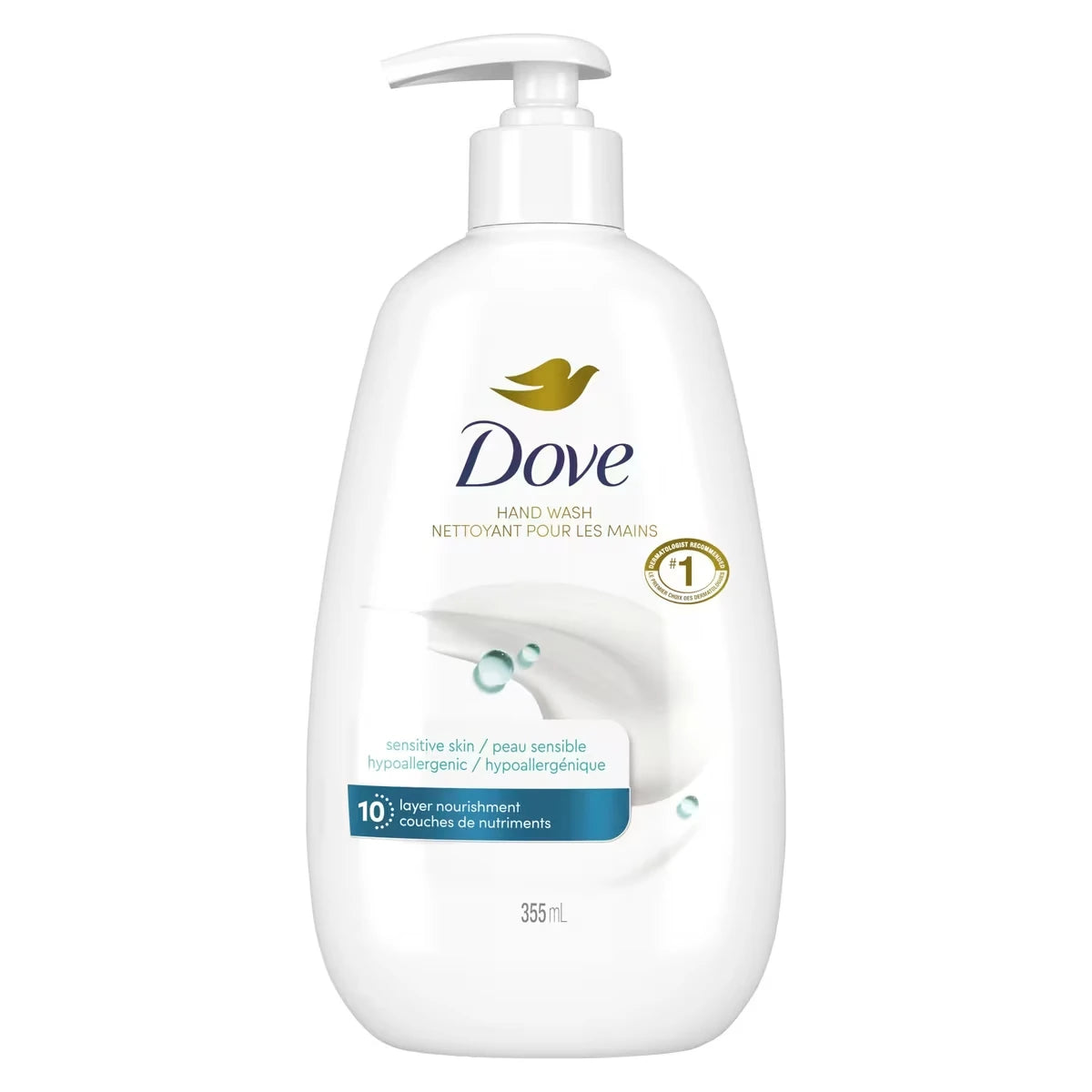 Nettoyant pour les Mains pour une peau douce et lisse Advanced Care Peau Sensible nourrit la peau 10 couches en profondeur,