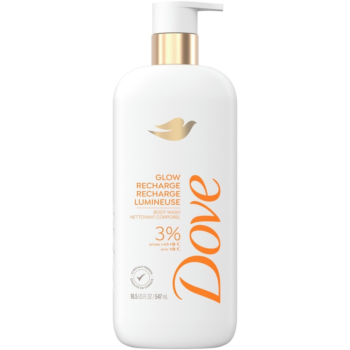 Nettoyant Corporel Exfoliant énergise et illumine la peau  recharge lumineuse nettoyant corporel avec 3 % de sérum éclaircissant avec vitamine C