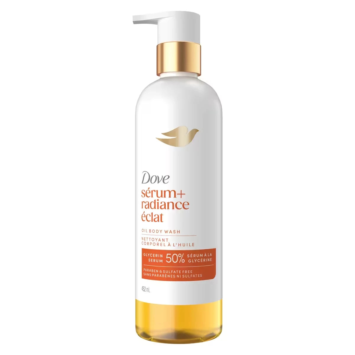 Gel Douche Serum+ Éclat à l’Huile, enrichi de 50 % de Sérum à la Glycérine