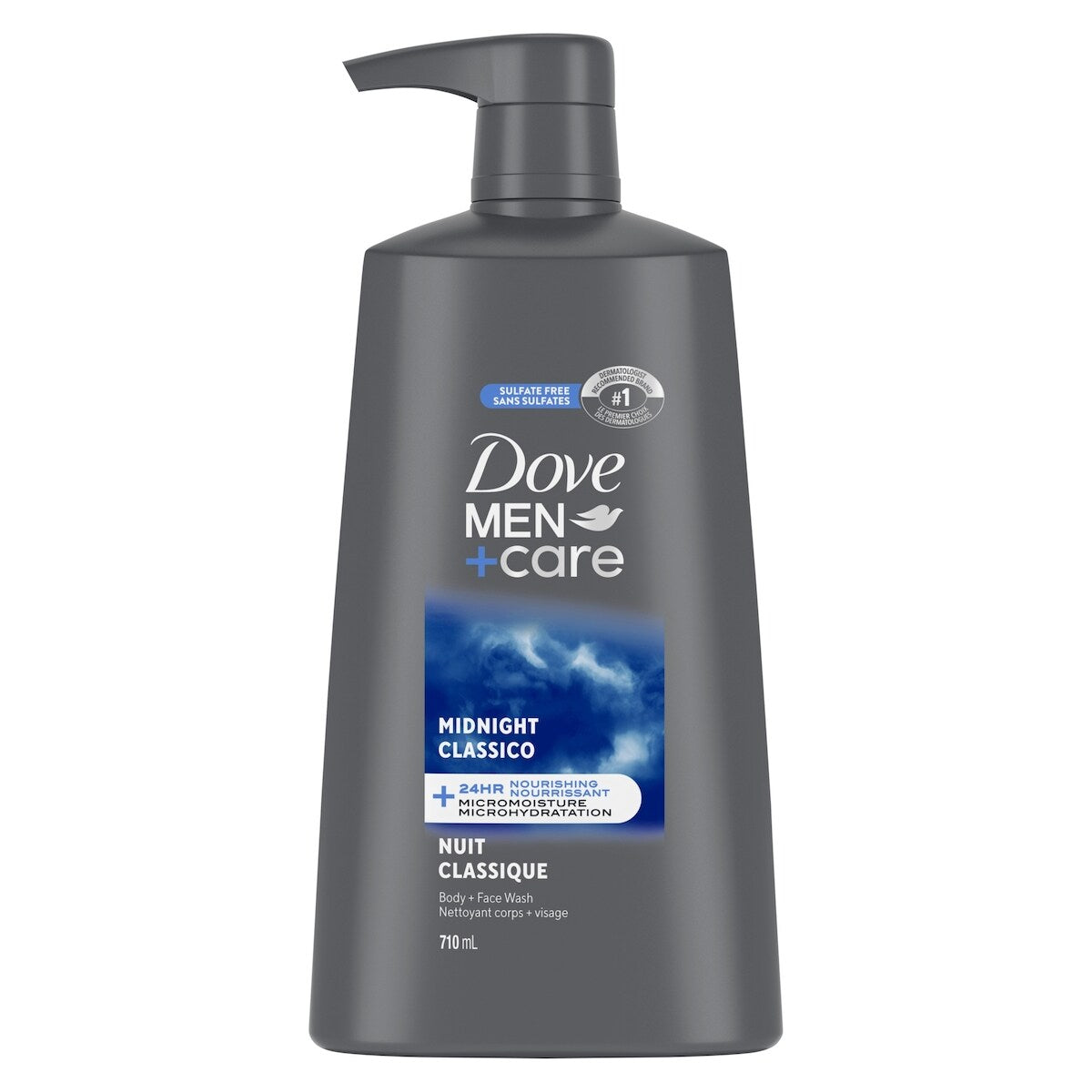 Gommage Corps + Visage Men+Care Midnight Classico, 710 ml