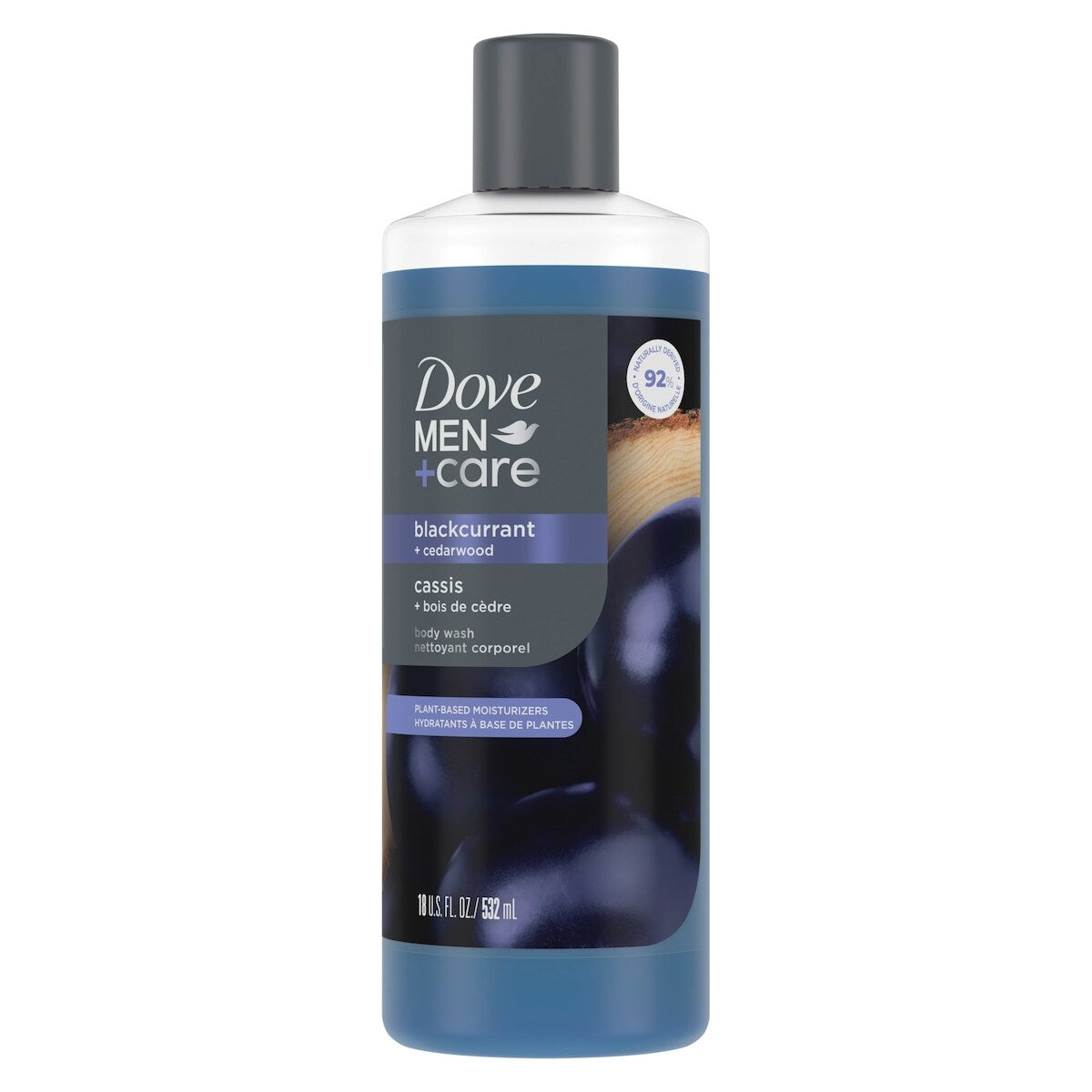 Gel douche Men+Care Cassis + Cèdre