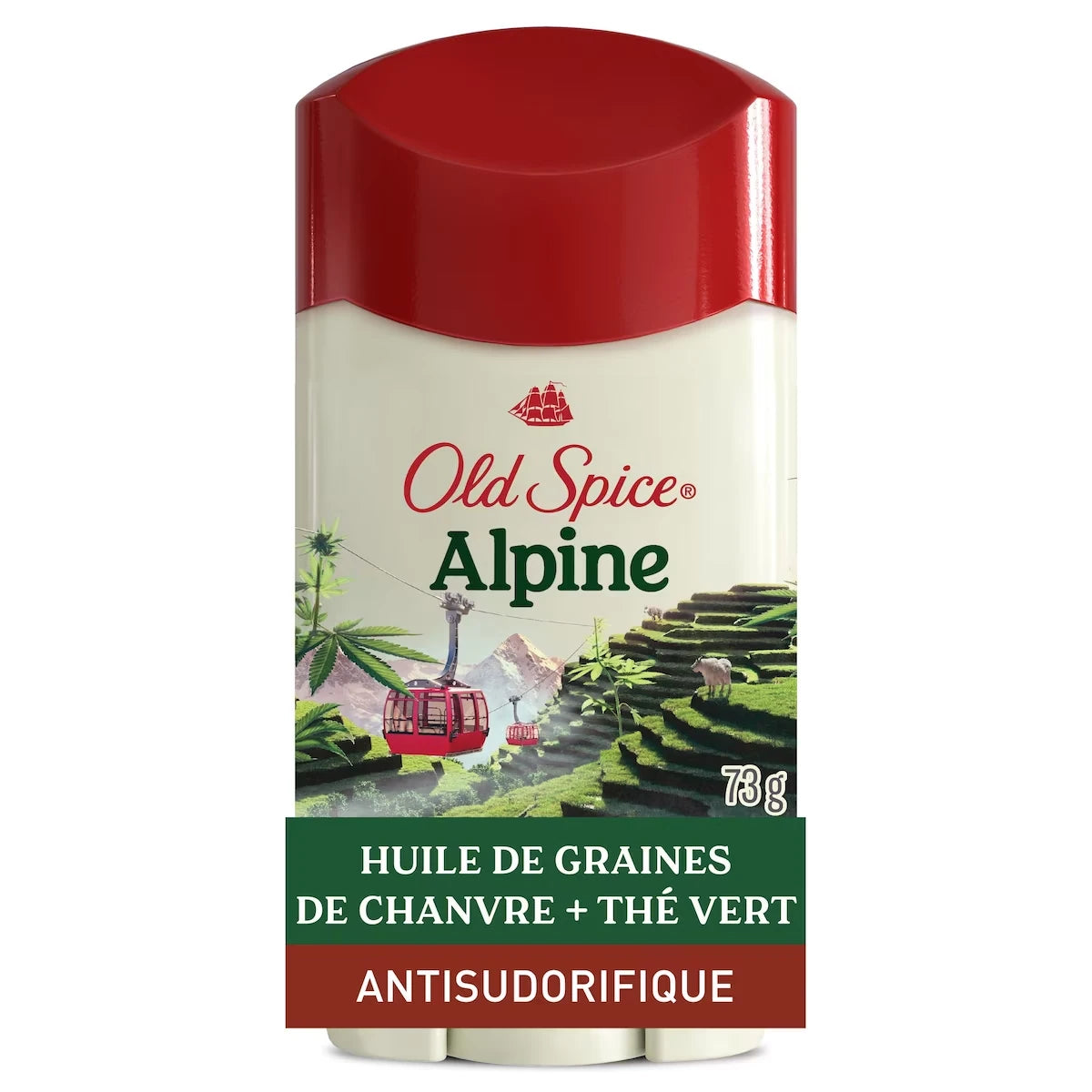 collection Fraicheur – Invisible en baton Alpine avec huile de chanvre