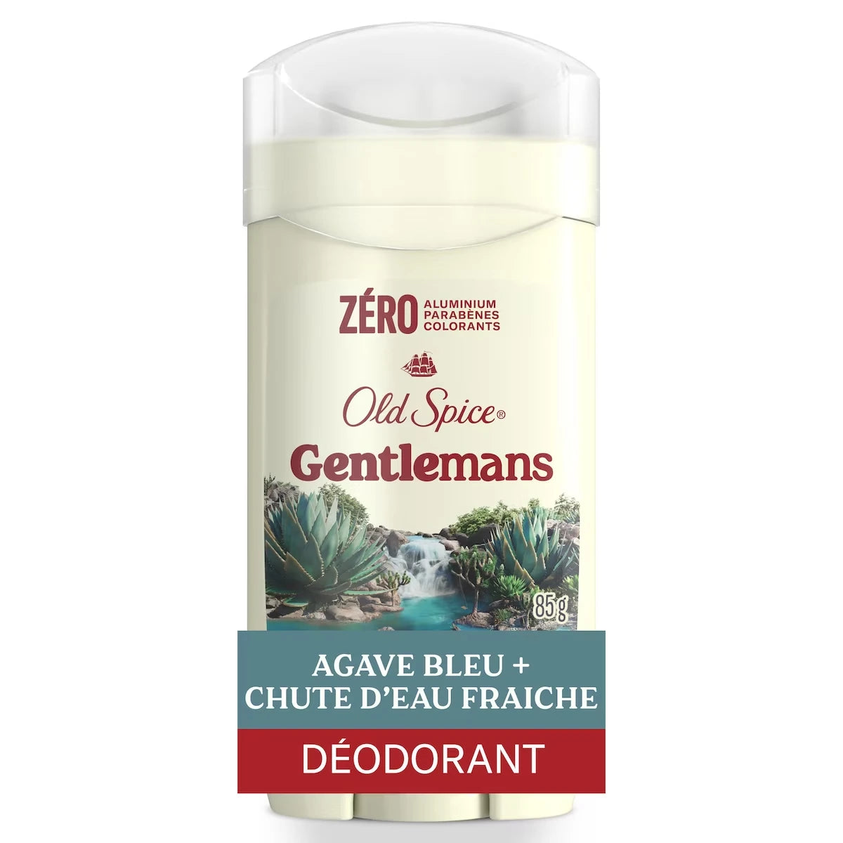 Désodorisant GentleMan’s Collection, parfum Agave bleu &chute d’eau fraîche, sans aluminium, 85&nbsp;g