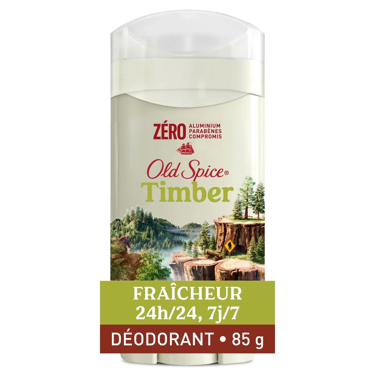 Désodorisant pour hommes Timber avec parfum de bois de santal, 85 g