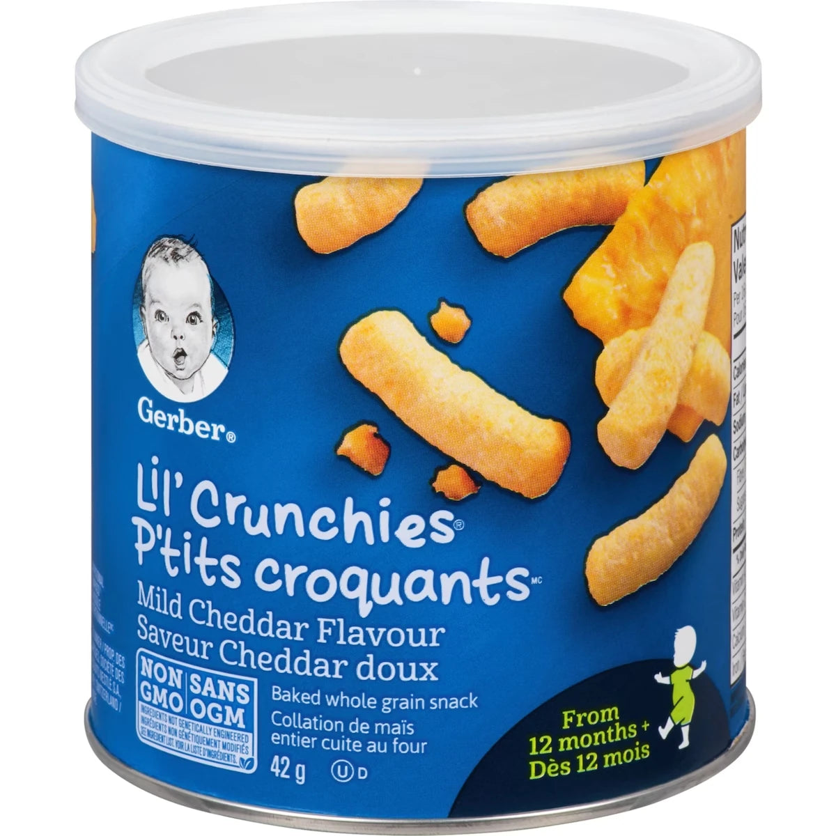 P’Tits Croquants(Md) Cheddar Doux, Coll. Pour Tout-Petits