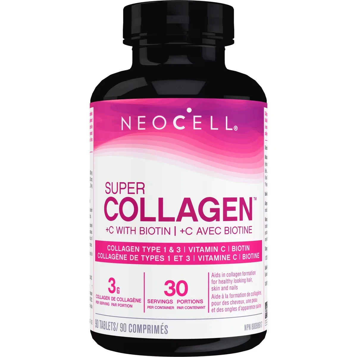 Supplément Super CollagenMC +C avec biotine