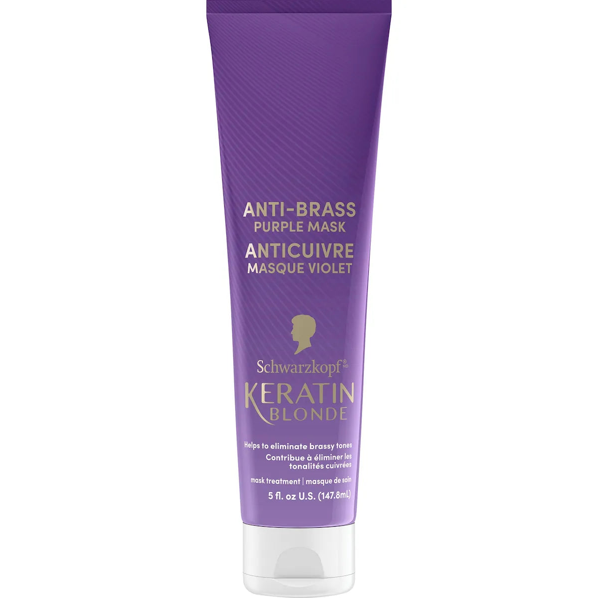 Masque violet anti-cuivre Keratin Blonde, 1 application