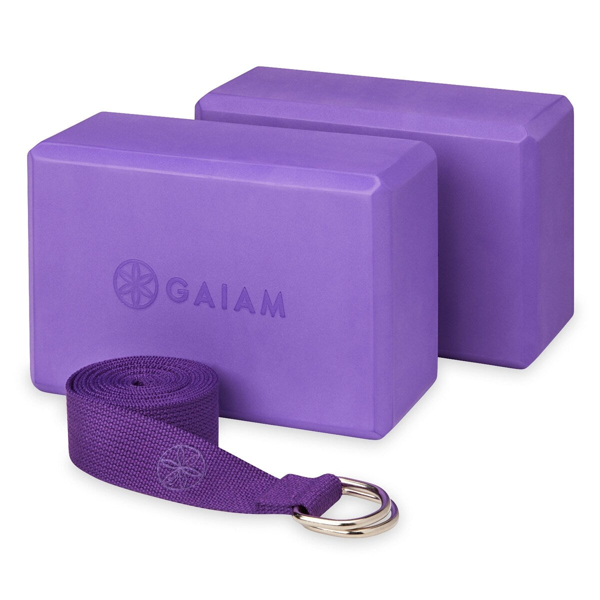 Combo bloc de yoga 2 pièces & sangle
