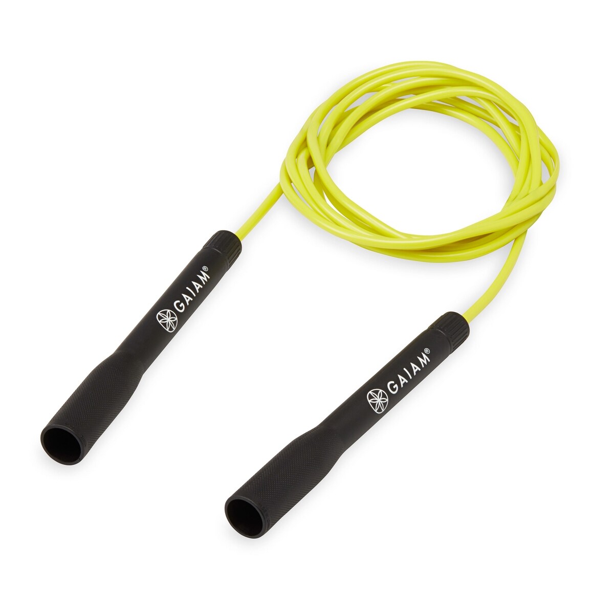 Corde classique de vitesse - Citron vert/Noir