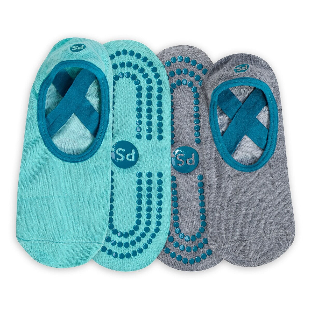 Chaussettes de barre de yoga 2 pièces