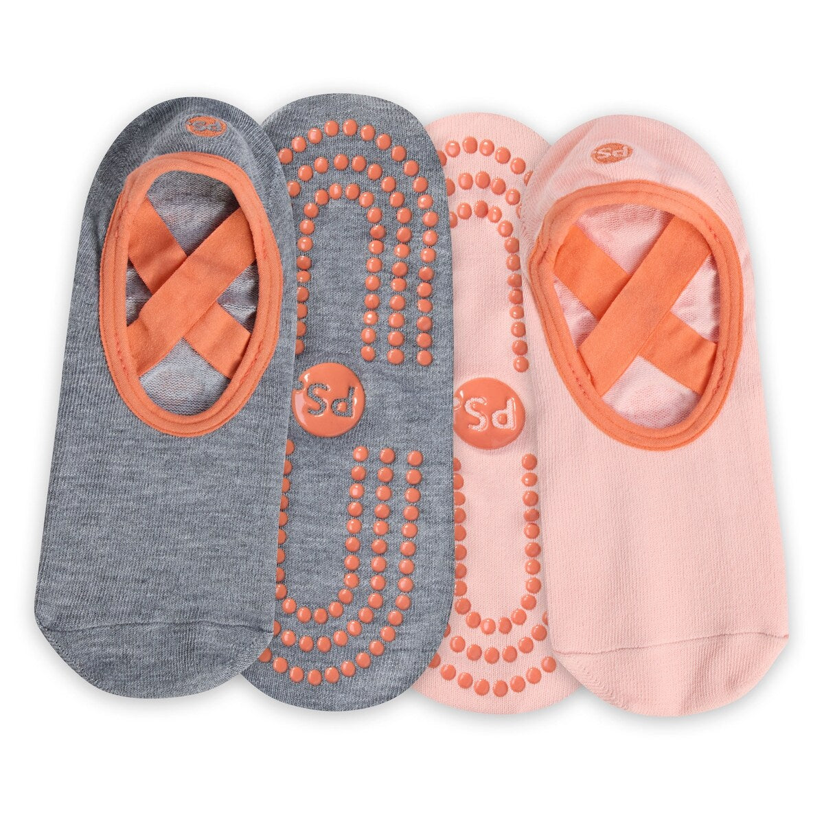 Chaussettes de barre de yoga 2 pièces